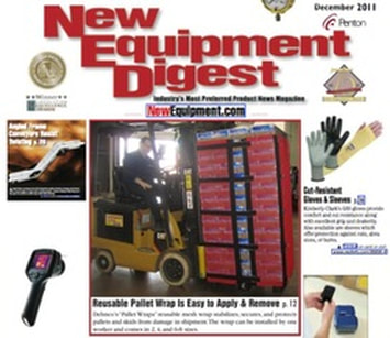 On the cover of N.E.D. "New Equipment Digest" December 